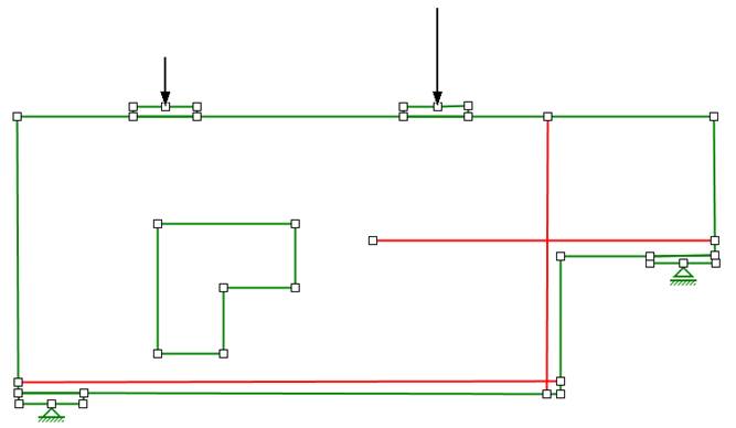 Figure 17: Input after the definition of the reinforcing bars