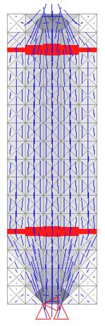 Contraintes calculées par jconc